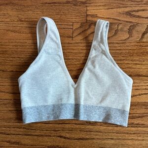 Superchill by Aerie Cotton Seamless Plunge Bralette